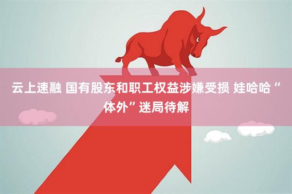 云上速融 国有股东和职工权益涉嫌受损 娃哈哈“体外”迷局待解