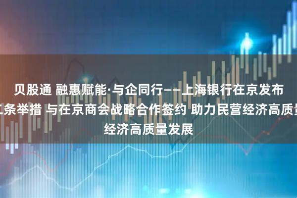 贝股通 融惠赋能·与企同行——上海银行在京发布二十二条举措 与在京商会战略合作签约 助力民营经济高质量发展